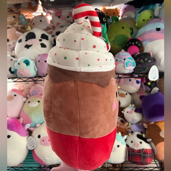 Sivi the hot chocolate squishmallow Christmas edition Nwot 12in - Picture 2 of 6